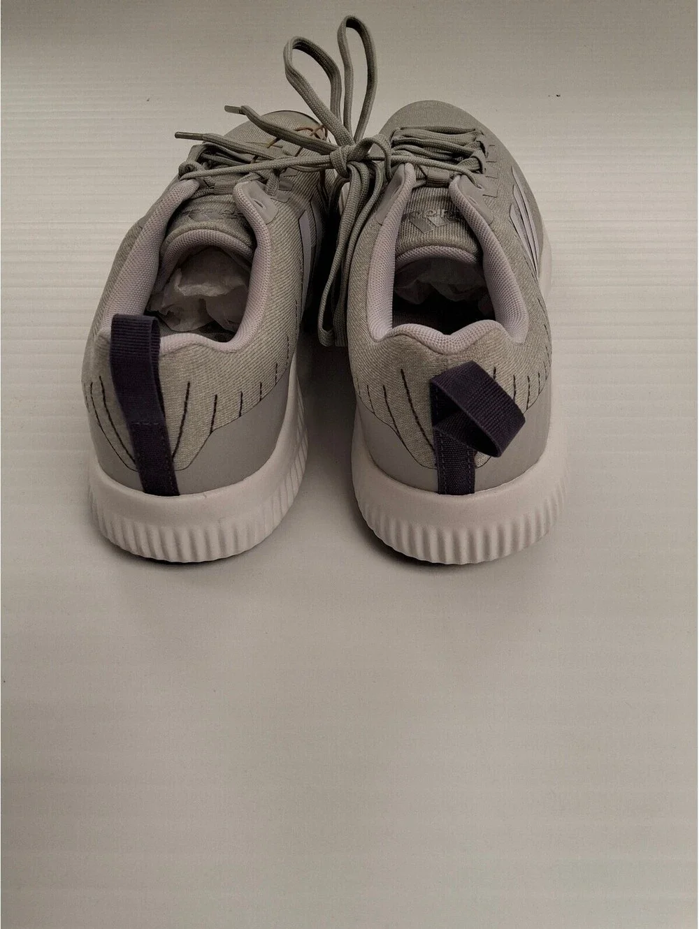 Adidas Bounce Gray Athletic Sneakers Size 8